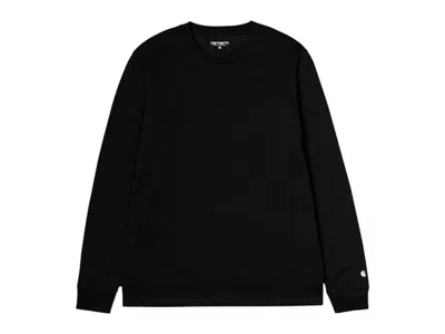 Pre-owned Carhartt Men's  Wip Long Sleeve T-shirt In Black