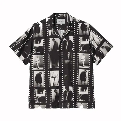 Pre-owned Carhartt Men's  Wip Photo Strip Shirt In Black