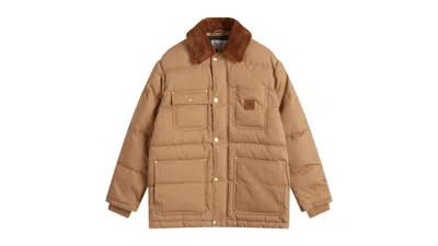 Pre-owned Carhartt Men's  Wip Rayley Jacket In Peanut In Brown
