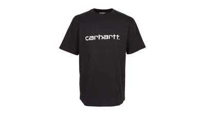 Pre-owned Carhartt Men's  Wip Script T-shirt In Black