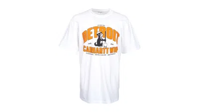 Pre-owned Carhartt Men's  Wip Underground Short Sleeve T-shirt In White