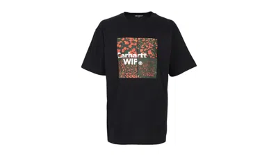 Pre-owned Carhartt Men's  Wip Valley Short Sleeve T-shirt In Black