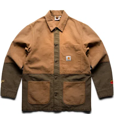 Pre-owned Carhartt Men's  Wip X Bodega Og Chore Coat In Hamilton Brown