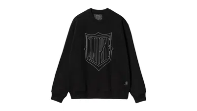Pre-owned Carhartt Men's  Wip X Clipse Sweatshirt In Black/white In Multi