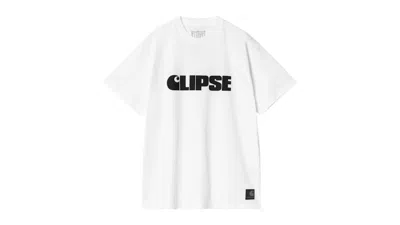 Pre-owned Carhartt Men's  Wip X Clipse T-shirt In White/black In Multi