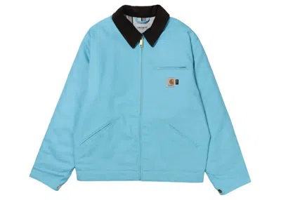 Pre-owned Carhartt Men's  Wip X Iab Studio Detroit Jacket In Milky Blue