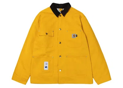 Pre-owned Carhartt Men's  Wip X Iab Studio Og Chore Coat In Yellow