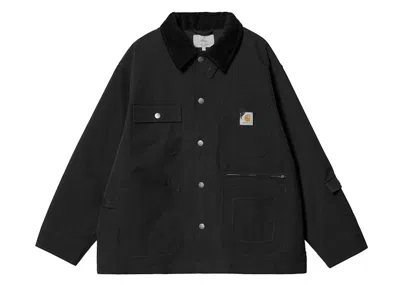Pre-owned Carhartt Men's  Wip X Invincible Chore Coat In Black