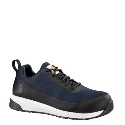 Carhartt Men's Force 3 In. Sd Nano Toe Work Shoes - Medium Width In Navy In Blue