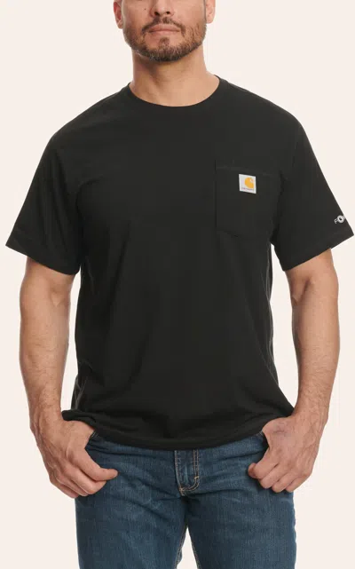 Carhartt Men's Force Black Work Pocket T-shirt
