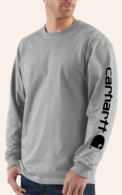 Carhartt Men's Force Gray Color Enhanced Work T-shirt