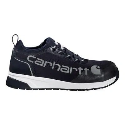 Pre-owned Carhartt Men's Force Nano Composite Toe Work Shoe Navy - Fa3404-m, Navy In Blue