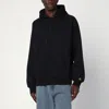 Carhartt Wip Cotton-blend Hoodie With Logo Print In Black