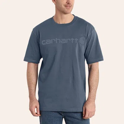 Carhartt Men's Loose Fit Heavyweight Bluestone Logo T-shirt