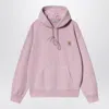 Carhartt Nelson Hoodie Sweatshirt Hortensia In Pink