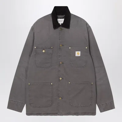 Carhartt Men's Og Chore Coat Hamilton Graphite/ In Gray