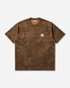 Carhartt Men S Camo Combi T-shirt Green / Hamilton Brown (garment Dyed) In Multi
