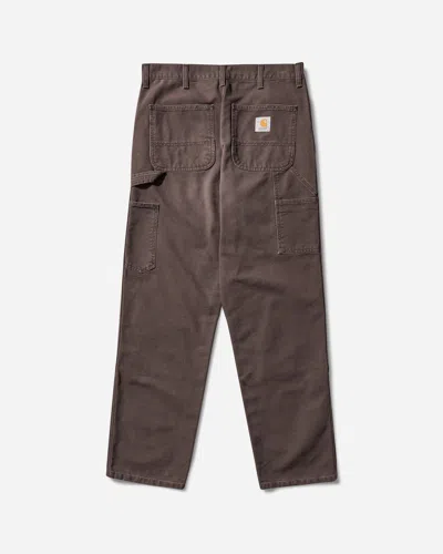 Carhartt Men S Double Knee Pants Tobacco In Brown