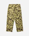 Carhartt Men S Duck Single Knee Pants Green (stone Washed) In Brown