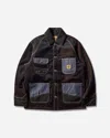 Carhartt Men S Nicholas Daley Og Chore Coat Dark Navy / Mustard In Brown