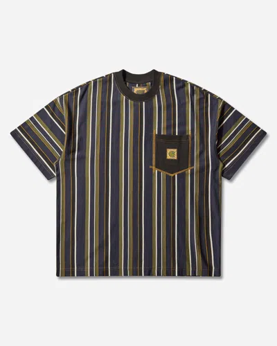 Carhartt Men S Nicholas Daley Stripes T-shirt Blue In Multi