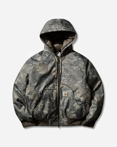 Carhartt Men S Og Active Cold Jacket Camo Combi / Green In Multi