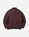 Carhartt Men S Polo Sweatshirt Palisander In Burgundy
