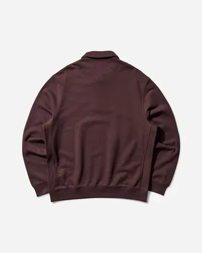 Carhartt Men S Polo Sweatshirt Palisander In Burgundy