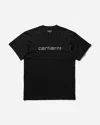 Carhartt Wip Short Sleeves Rivet Script T-shirt In Black
