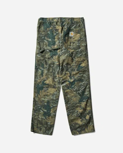 Carhartt Men S Single Knee Pants Camo Combi / Green In Multi