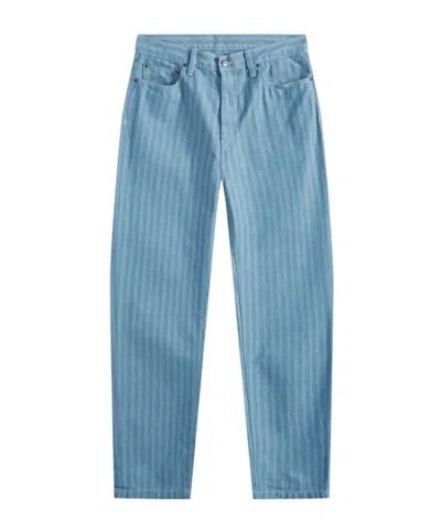 Carhartt Menard Herringbone Trousers In Blue