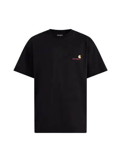 Carhartt Mens American Script T-shirt In In Black