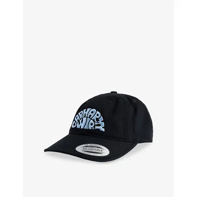 Carhartt Mens  Wip Jazzy Adjustable Cotton-twill Cap In Black / Air Sky