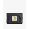 Carhartt Mens Black Dean Cotton-canvas Wallet In Black