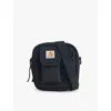 Carhartt Mens Black Essentials Recycled-polyester Cross-body Bag