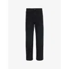 Carhartt "landon" Denim Pants Straight Leg In Black