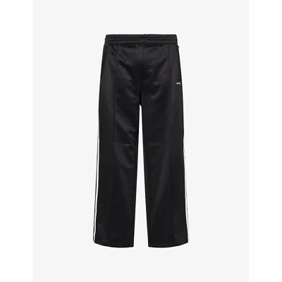 Carhartt Mens Black / Wax Bolar Straight-leg Cotton-blend Jogging Bottoms
