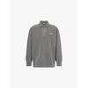 Carhartt Embroidered Script Sweatshirt Ribbed Cuffs In Gray