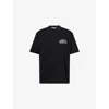 Carhartt Mens  Wip Arcan Crewneck Cotton-jersey T-shirt In Black