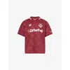 Carhartt Ip Mens Heart Jacquard, Mulberry Hartt Short-sleeve Woven Football Shirt