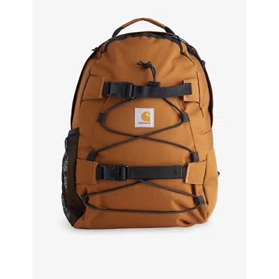 Carhartt Mens Hamilton Brown Kickflip Logo-patch Woven Backpack