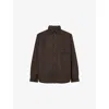 Carhartt Mens Lowis Vitola Heather Lowis Houndstooth-print Woven Shirt Xl In Brown