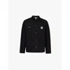 Carhartt Michigan Coat Cotton Long Jacket In Black