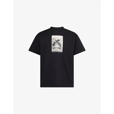 Carhartt Ip Mens No Play Crewneck Cotton-jersey T-shirt Black