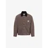 Carhartt Og Detroit Jacket Organic Cotton Padded Jacket In Gray