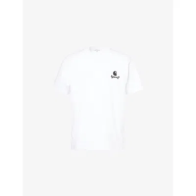 Carhartt Mens White Regular-fit Logo Archive Cotton T-shirt Xl