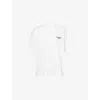 Carhartt Mens White Black Signature Script Short-sleeves Cotton-jersey T-shirt Xl In White