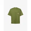 Carhartt Mens Nd Cypress  Wip X Nicholas Daley Logo-patch Cotton-jersey T-shirt Xl In Green
