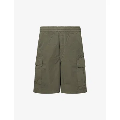 Carhartt Mens Leaf Mandler Cotton Cargo Shorts Xl In Green