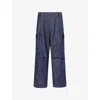 Carhartt Mens Nd Ocean Cavern  Wip X Nicholas Daley Cargo Denim Trousers In Blue